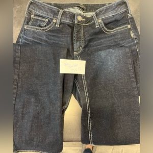 Silver jean suki slim boot